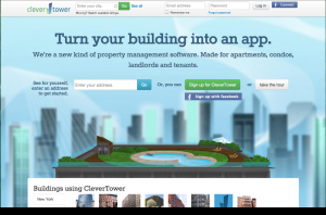 Clevertower Welcome Page